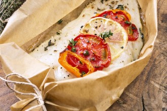 Filetto di persico al cartoccio